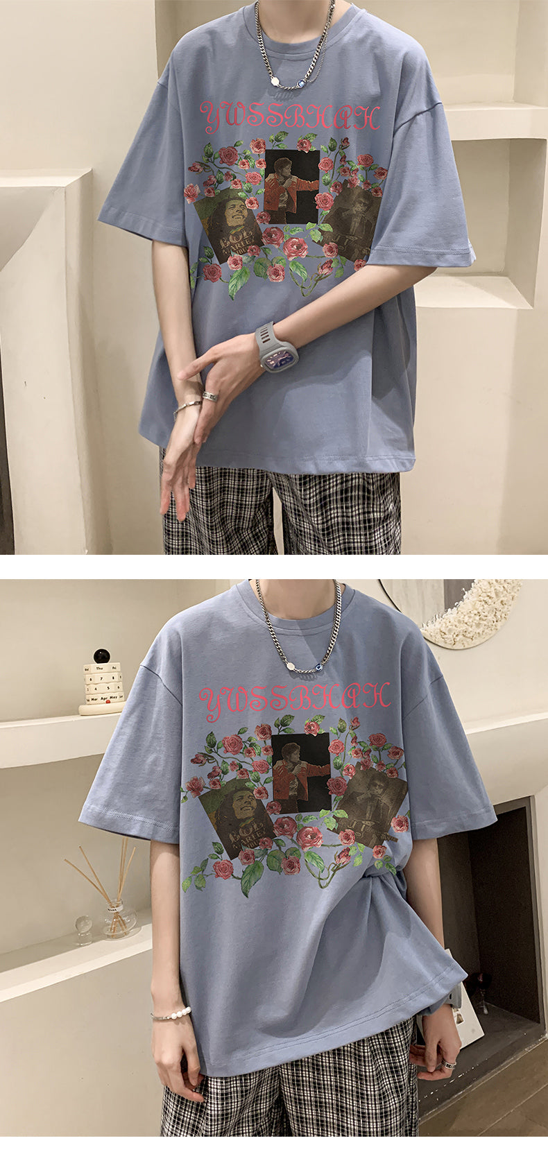 メンズ 半袖Tシャツ おしゃれ カジュアル プリント アルファベット ラウンドネック 夏服 ピンク ホワイト ブラック ブルー 大人 プルオーバー