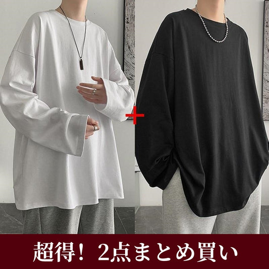 半袖Tシャツ メンズ おしゃれ カジュアル シンプル 無地 ラウンドネック プルオーバー 春服 秋服 大人 ファッション