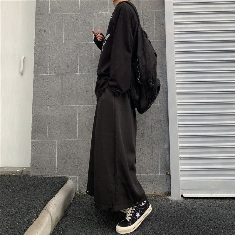 パンツ 春服  カジュアルパンツ快適　組み合わせやすい　多功能 ワイドパンツ　 メンズ 　ゆったり　 サルエルパンツ　ガウチョパンツ　 袴パンツ 　リラックス　カジュアルパンツ