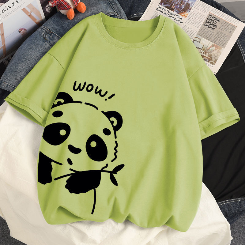 キュット 半袖Tシャツ プリント 動物柄 プルオーバー 半袖 春夏服 メンズシンプル ファッション プリントラウンドネック 半袖Tシャツ