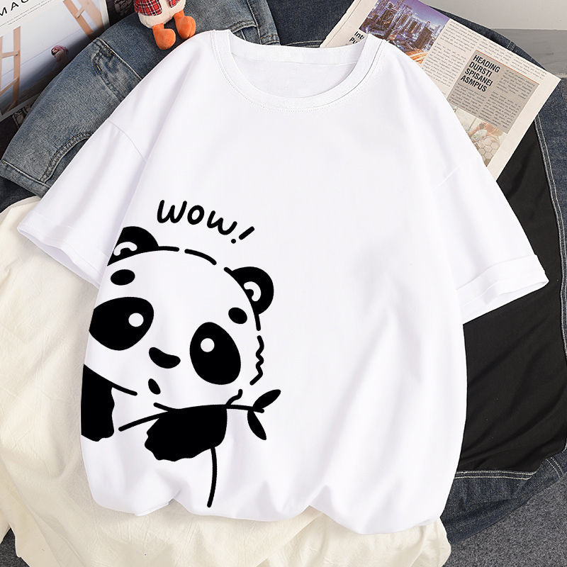 キュット 半袖Tシャツ プリント 動物柄 プルオーバー 半袖 春夏服 メンズシンプル ファッション プリントラウンドネック 半袖Tシャツ