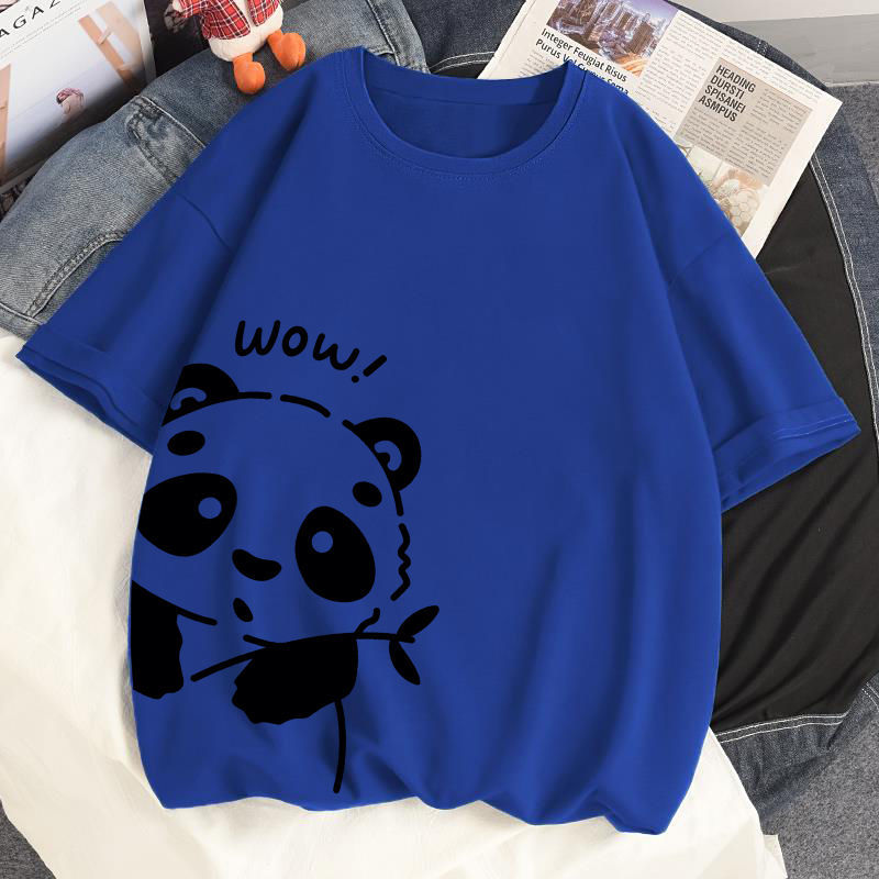 キュット 半袖Tシャツ プリント 動物柄 プルオーバー 半袖 春夏服 メンズシンプル ファッション プリントラウンドネック 半袖Tシャツ